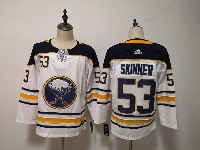 Men's Buffalo Sabres Jeff Skinner #53 White Jersey